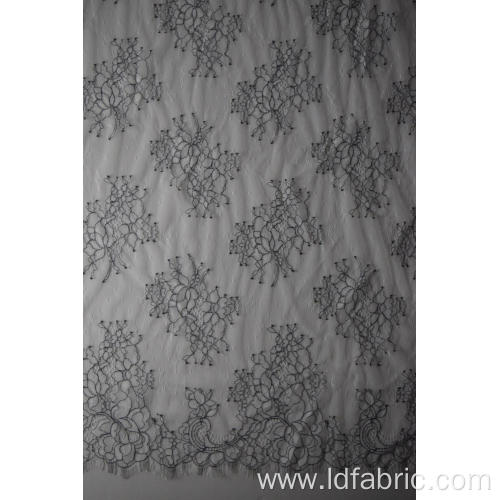 Hot Sale Nylon Polyester Panel Lace Fabric